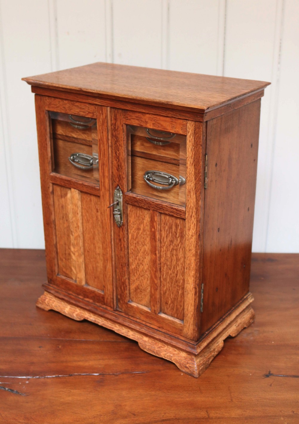 Arts And Crafts Oak Smokers Cabinet View VIII