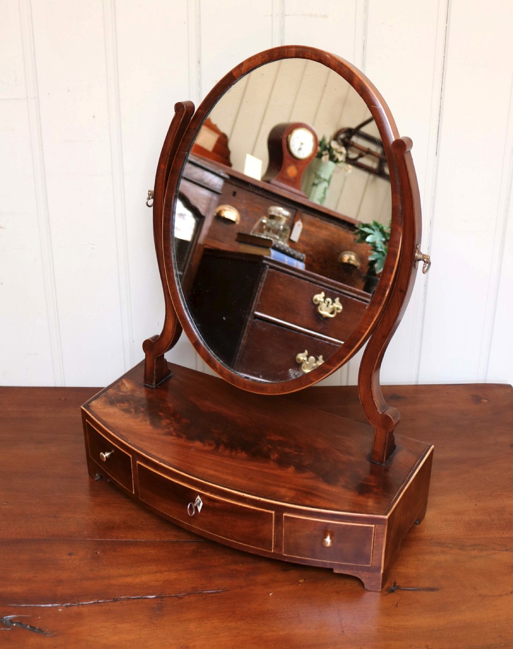 Victorian Mahogany Dressing Table Mirror View II
