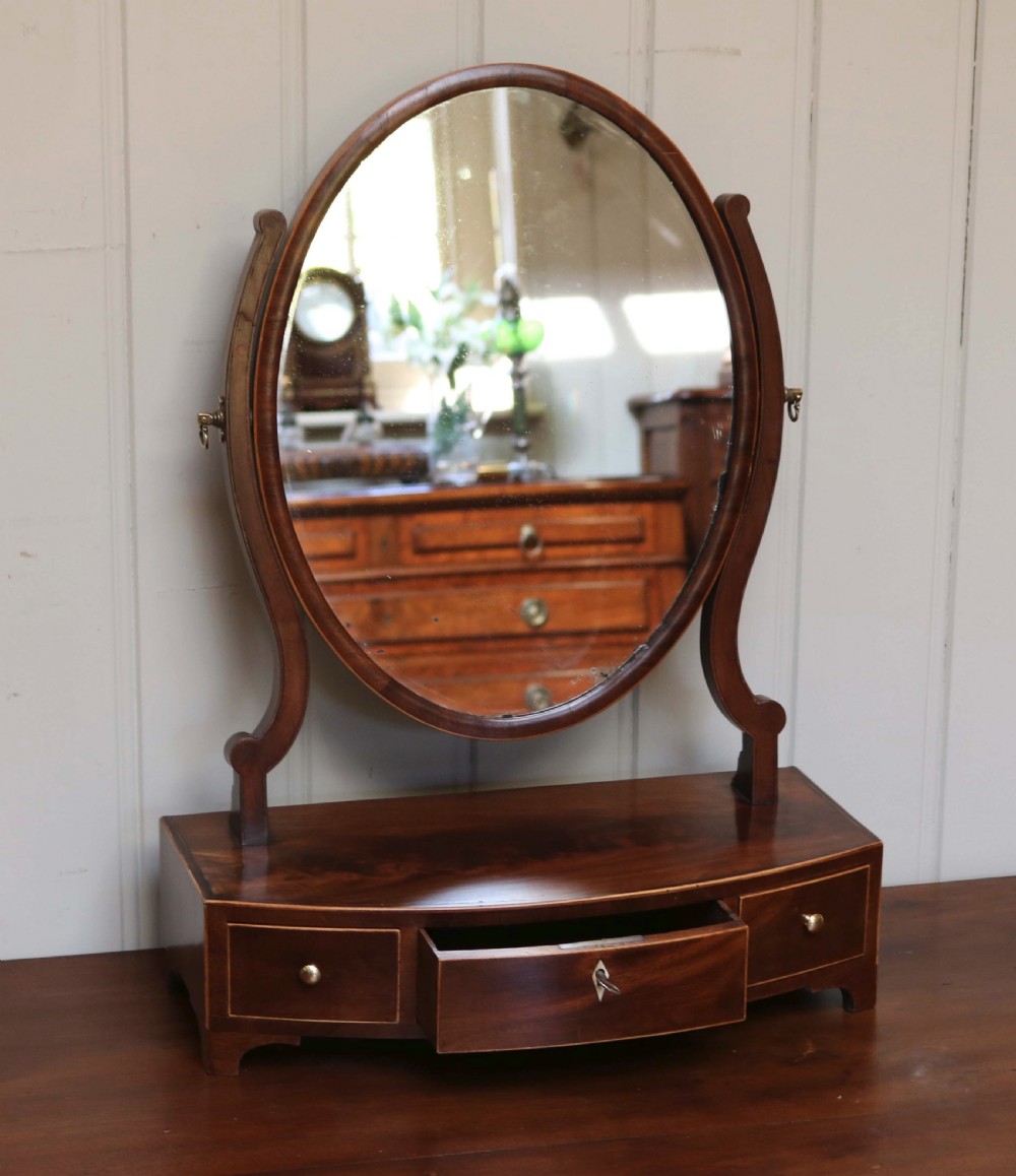 Victorian Mahogany Dressing Table Mirror View III
