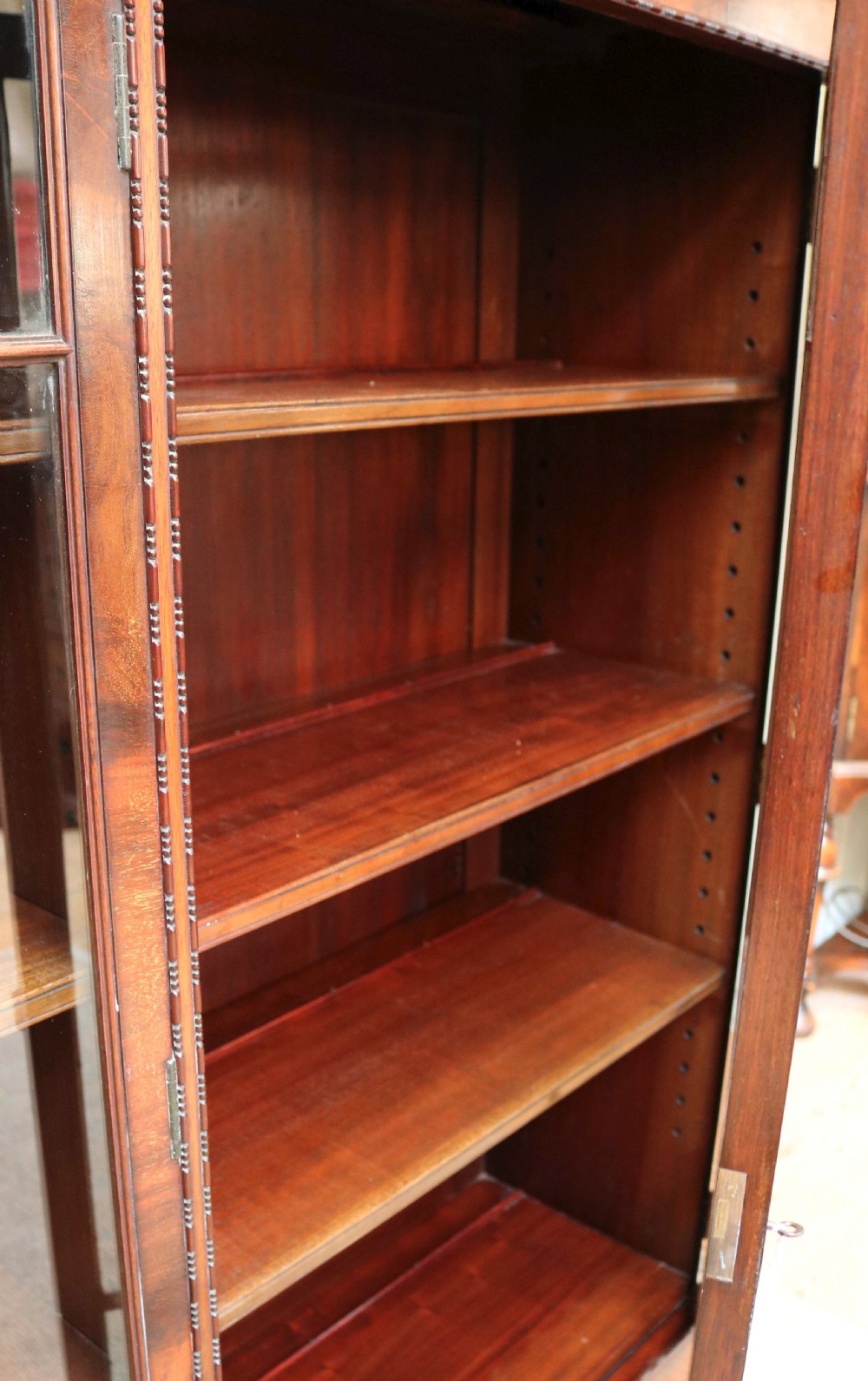 Substantial Mahogany Glazed Bookcase  View VI