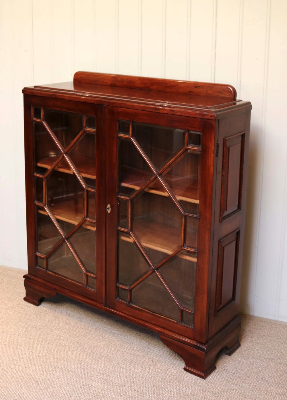 Mahogany Glazed Bookcase View III