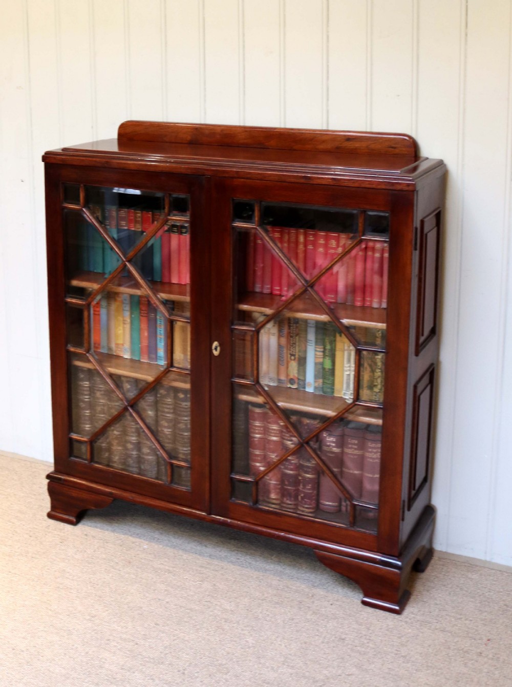 Mahogany Glazed Bookcase View VI