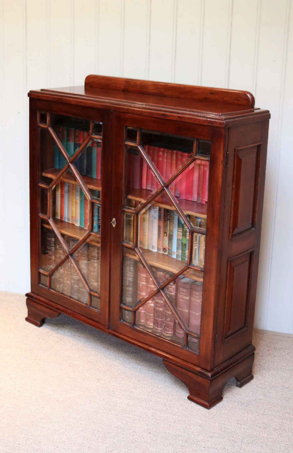 Mahogany Glazed Bookcase View VII