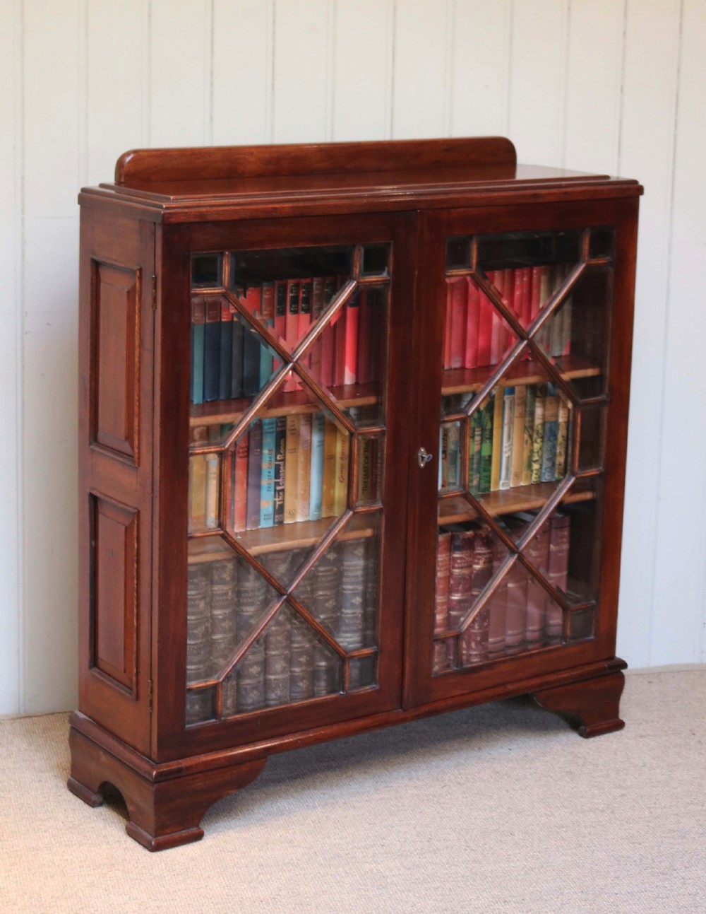 Mahogany Glazed Bookcase View VIII