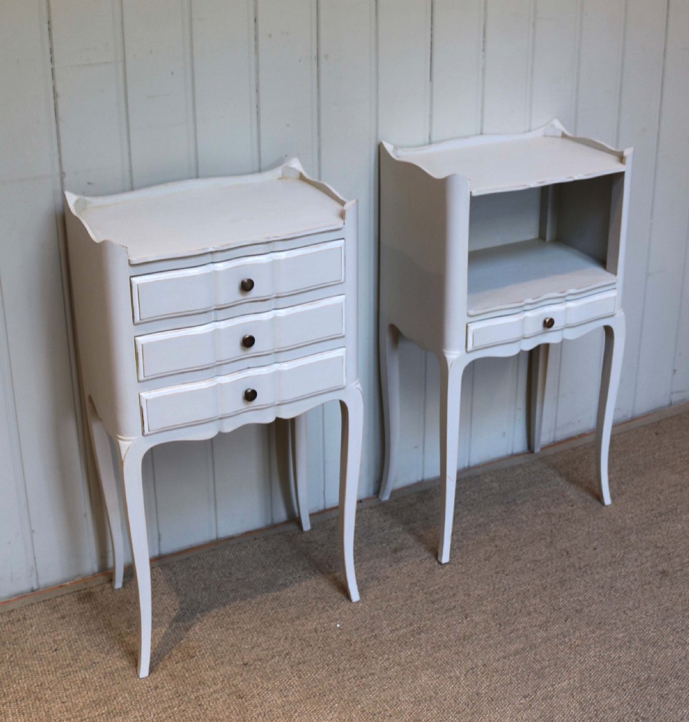 Pair Of Painted Bedside Cabinets