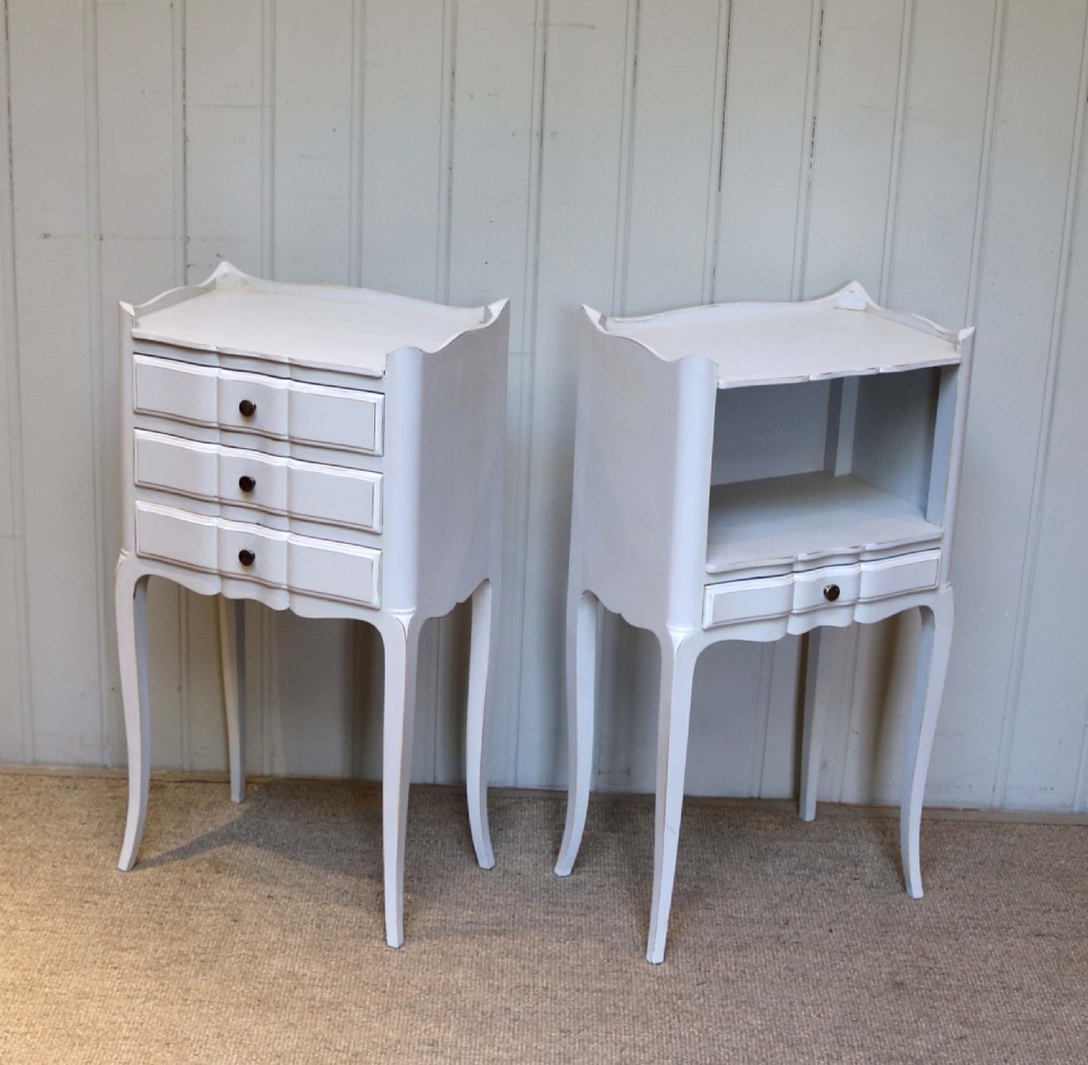 Pair Of Painted Bedside Cabinets View II