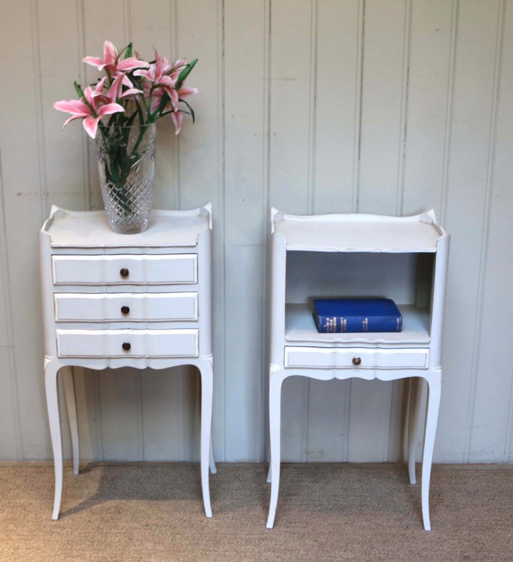 Pair Of Painted Bedside Cabinets View V