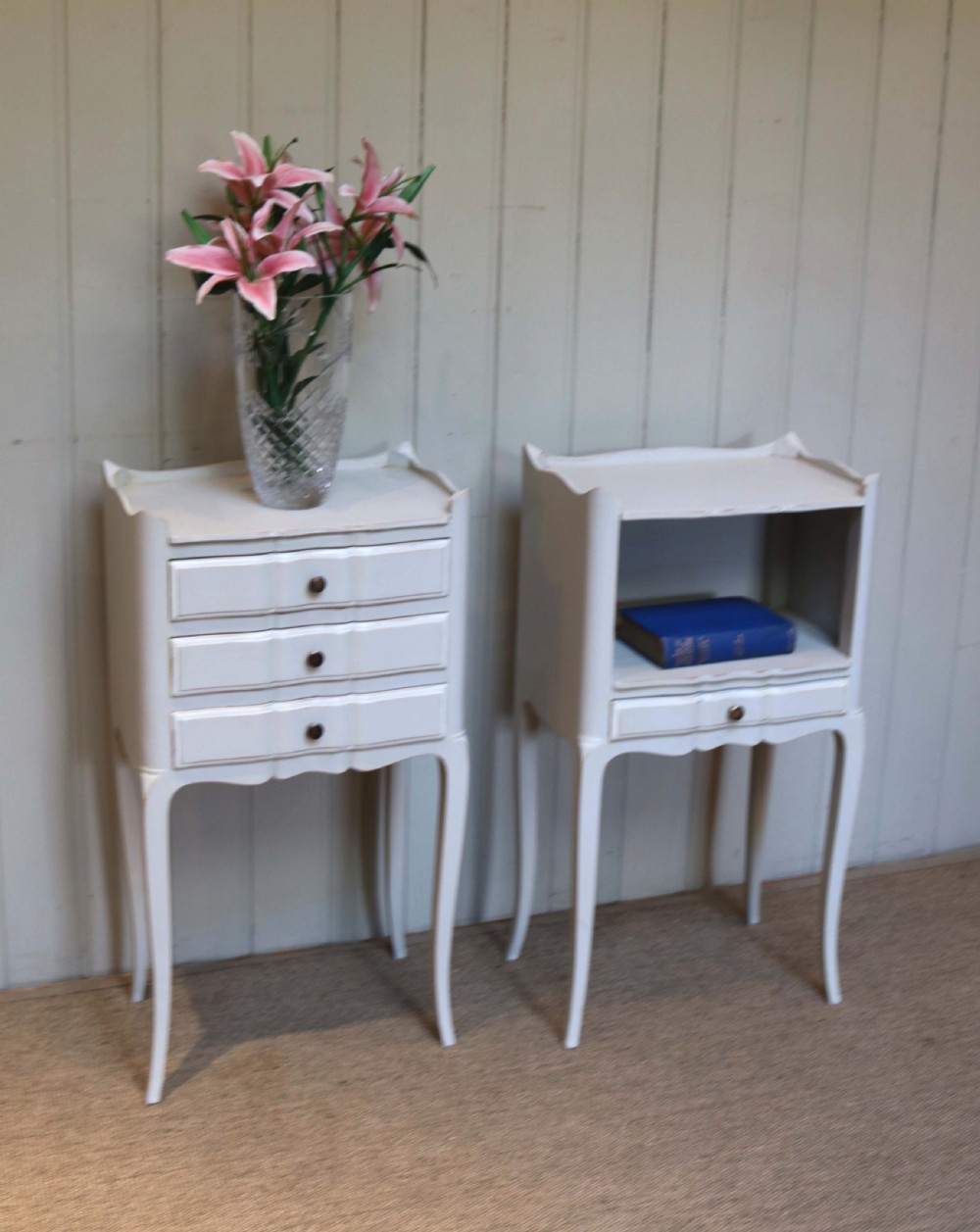 Pair Of Painted Bedside Cabinets View VI