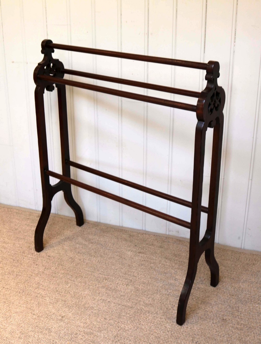 Victorian Mahogany Towel Rail View II
