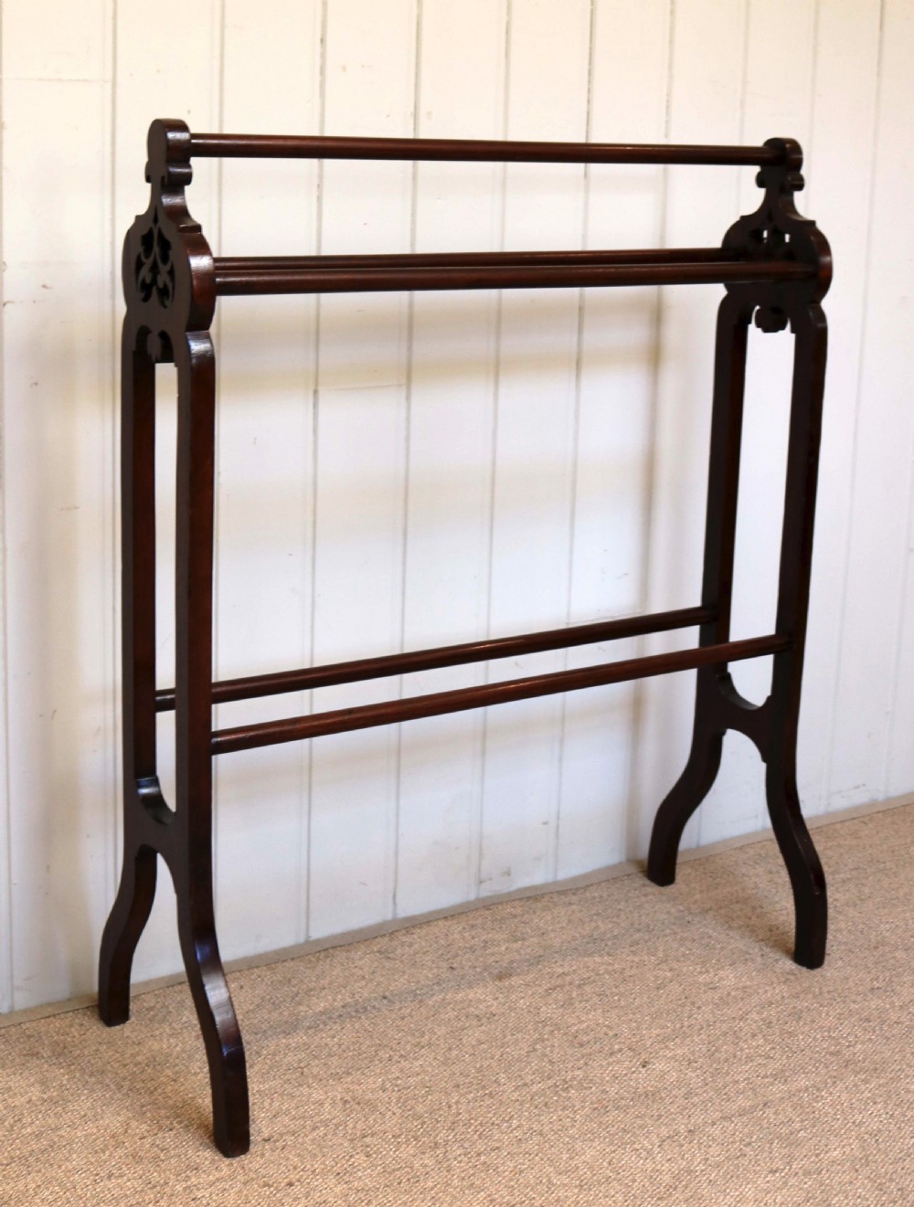 Victorian Mahogany Towel Rail View III