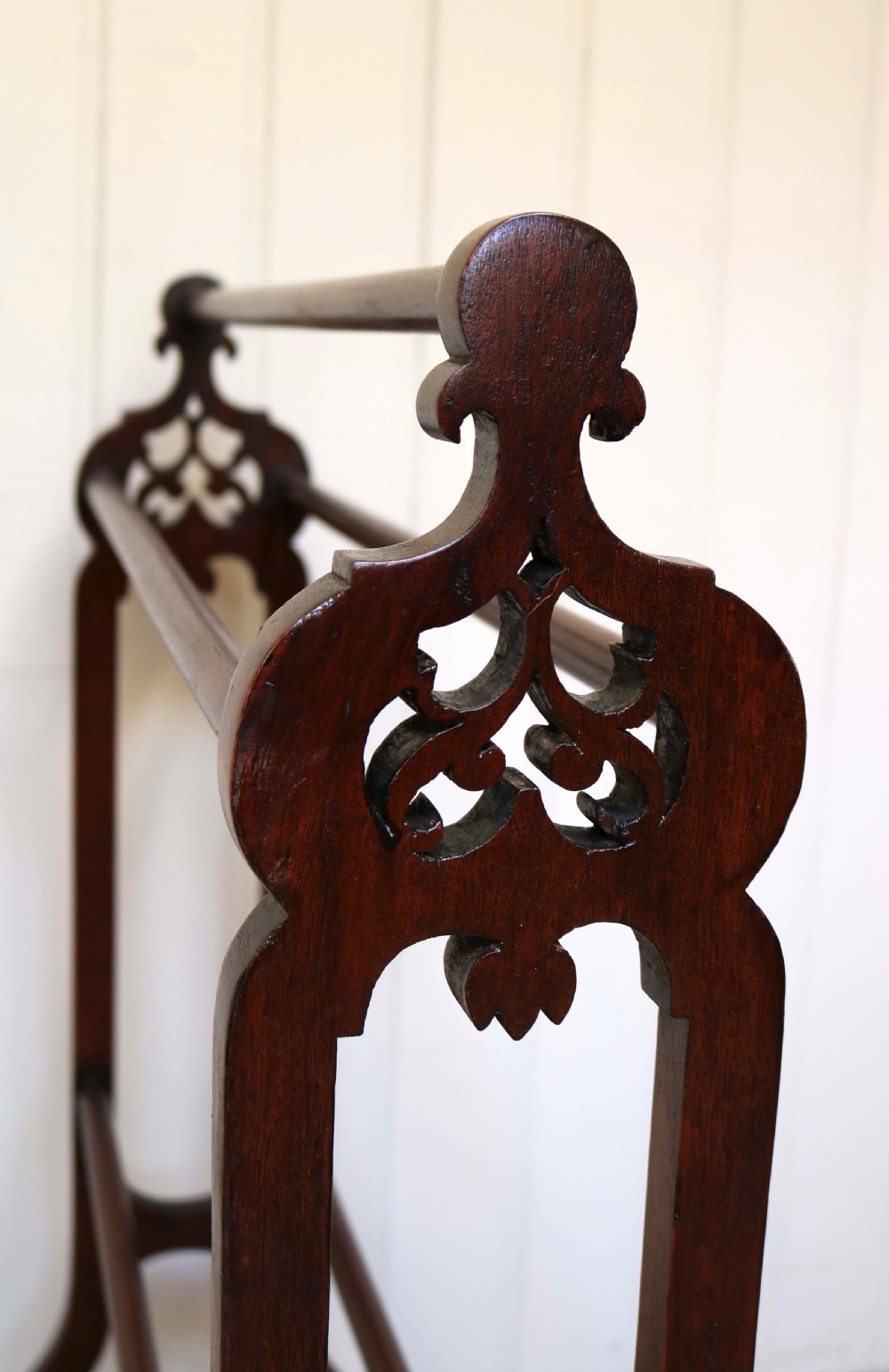 Victorian Mahogany Towel Rail View V