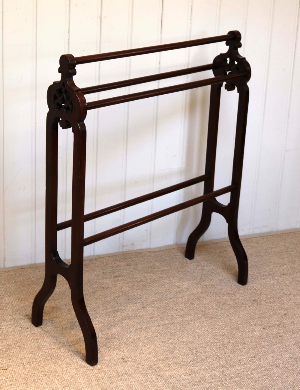 Victorian Mahogany Towel Rail View VI