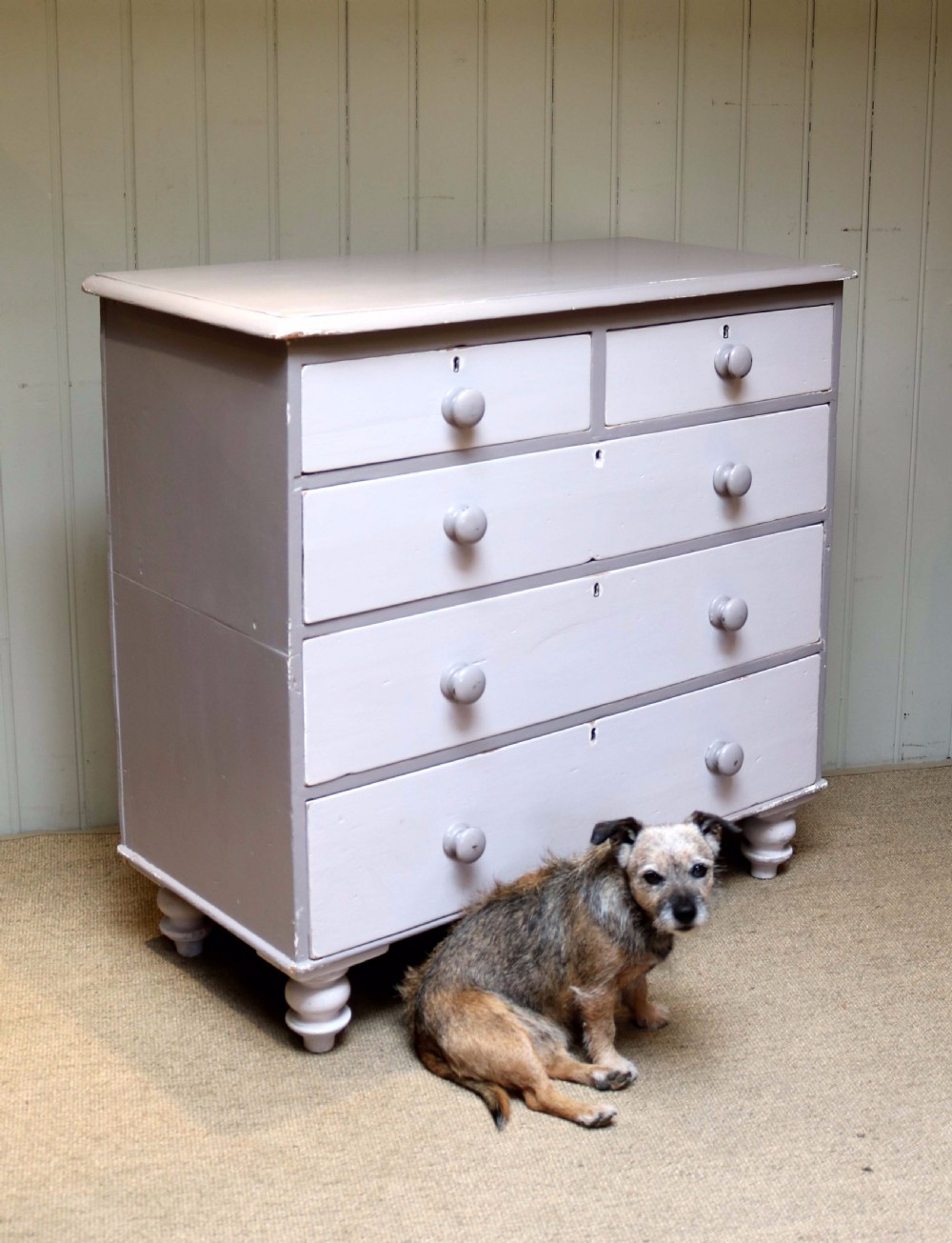 Victorian Painted Chest Of Drawers  View III