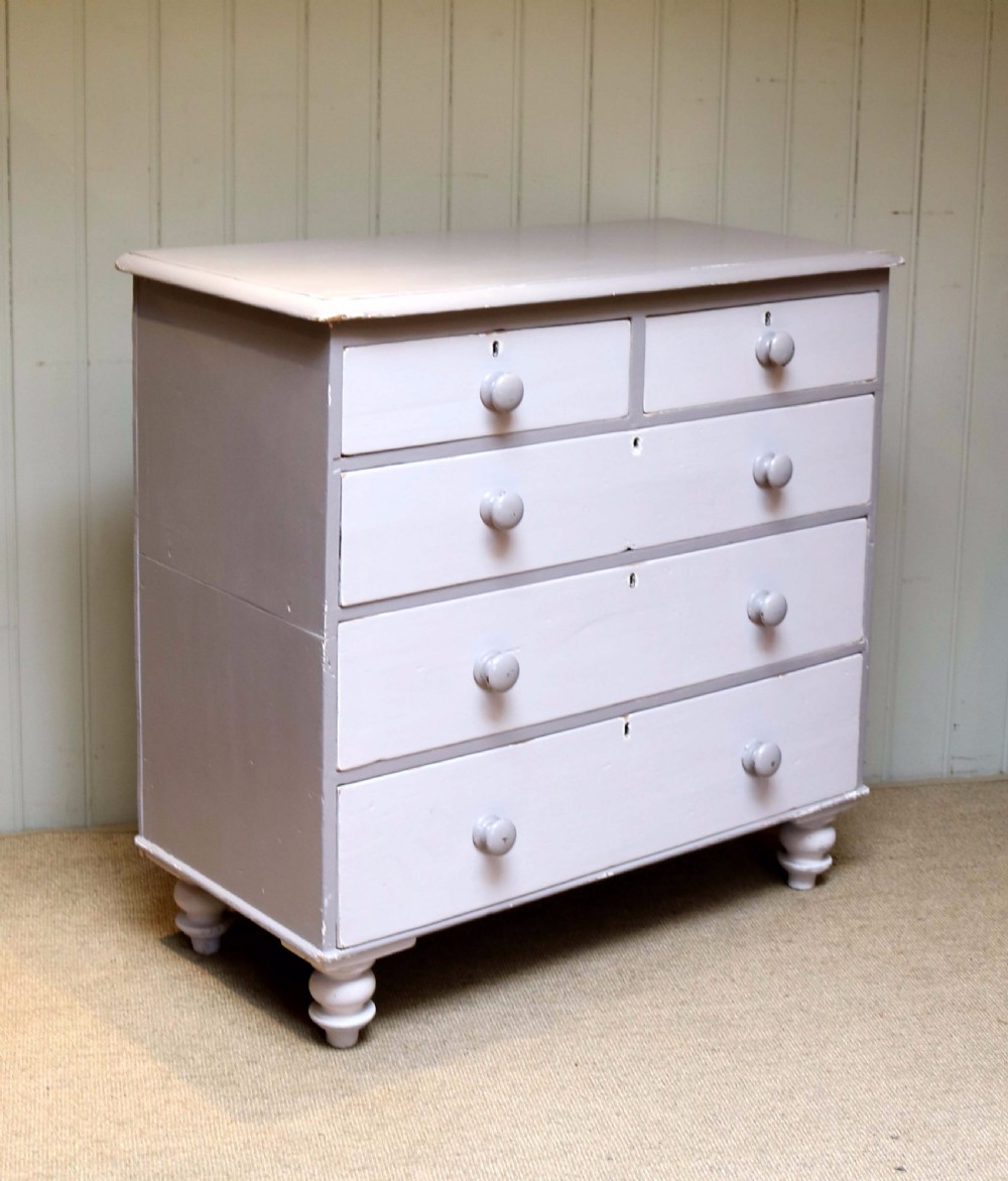 Victorian Painted Chest Of Drawers  View IV