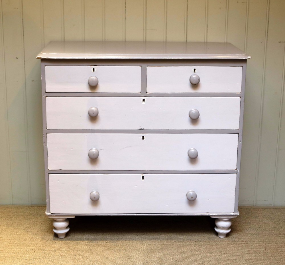 Victorian Painted Chest Of Drawers  View VII