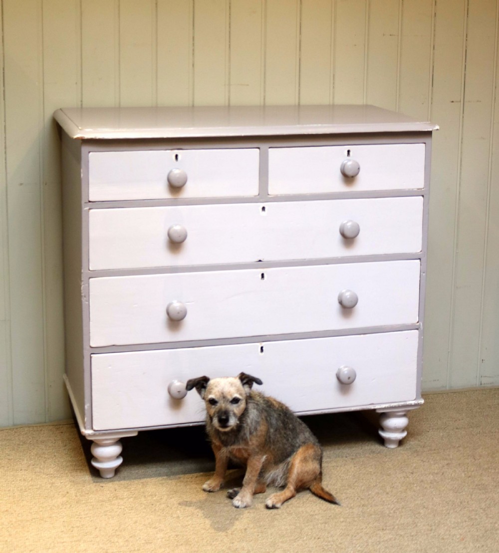 Victorian Painted Chest Of Drawers  View VIII
