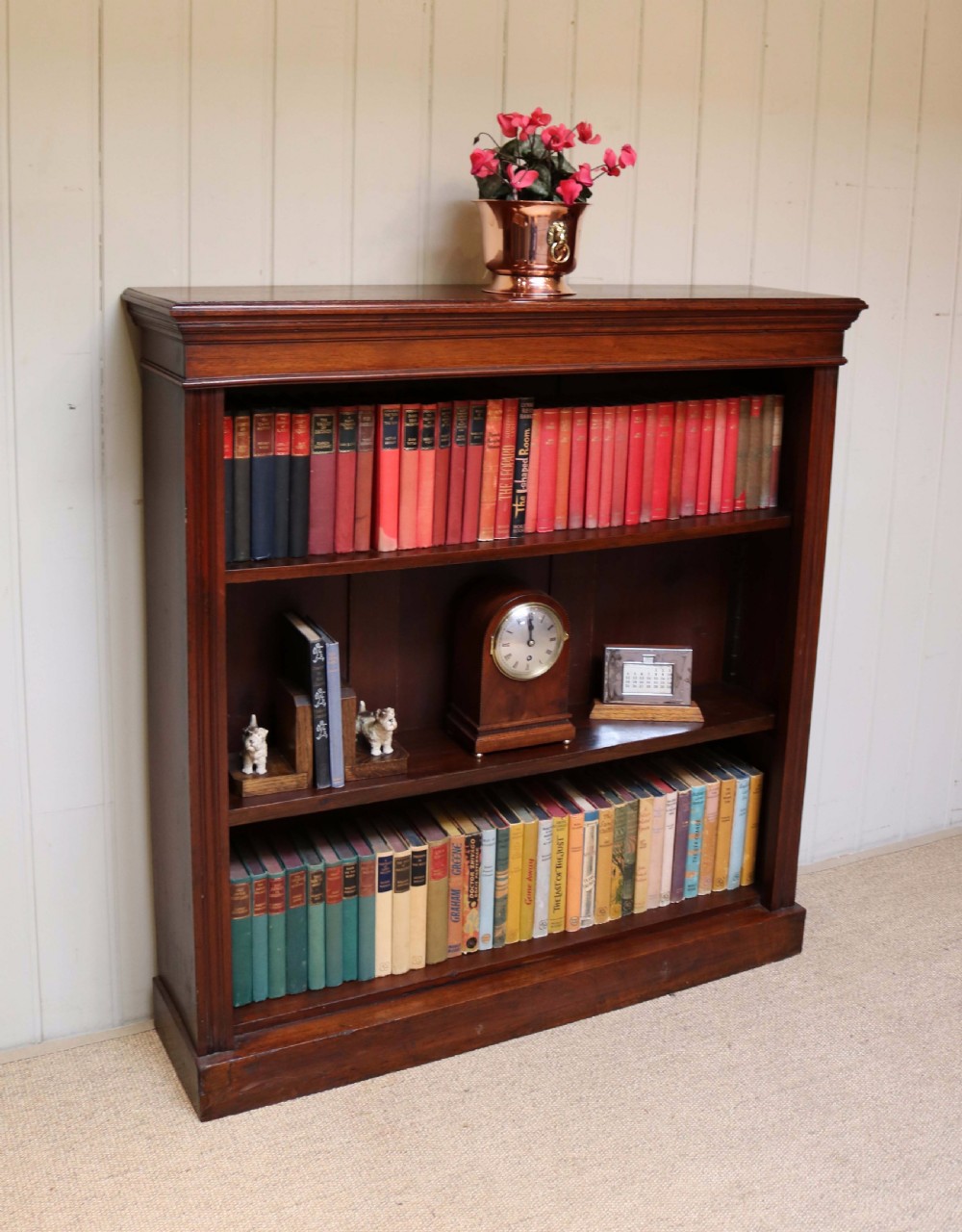 Victorian Mahogany Open Bookcase View VII
