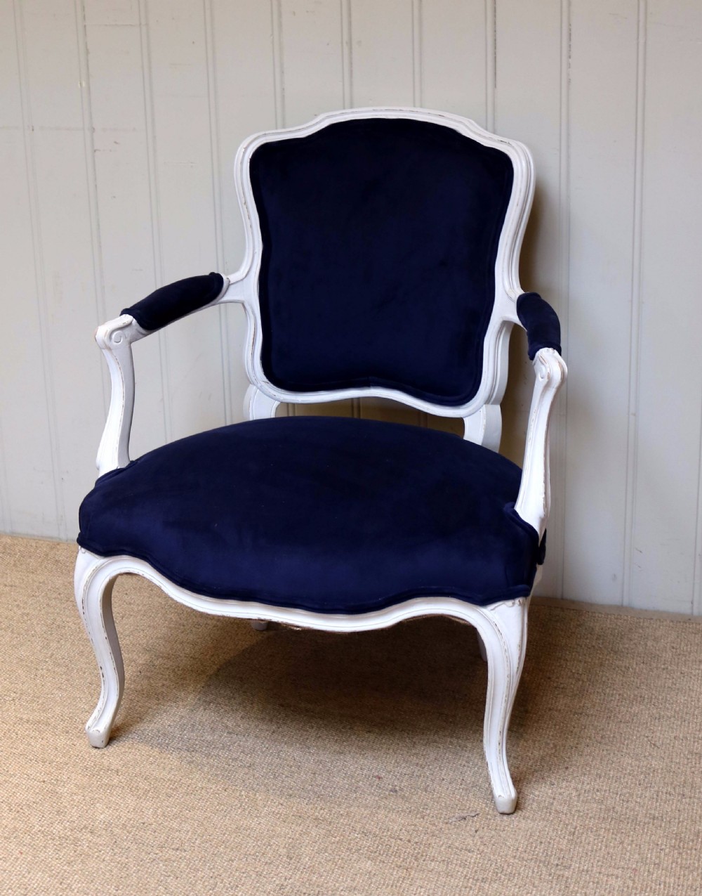 French Painted Armchair  View III