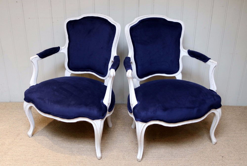 French Painted Armchair  View VII