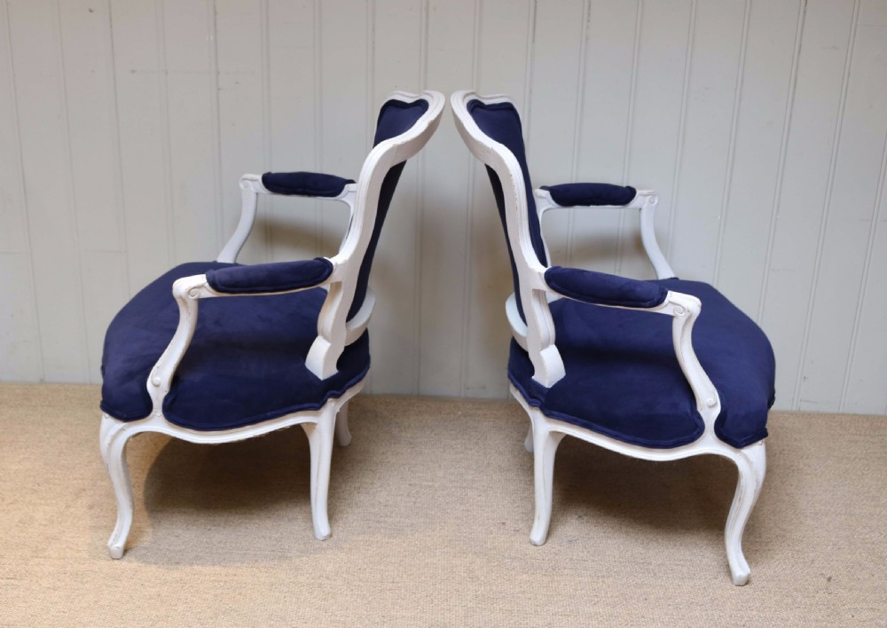 French Painted Armchair  View VIII