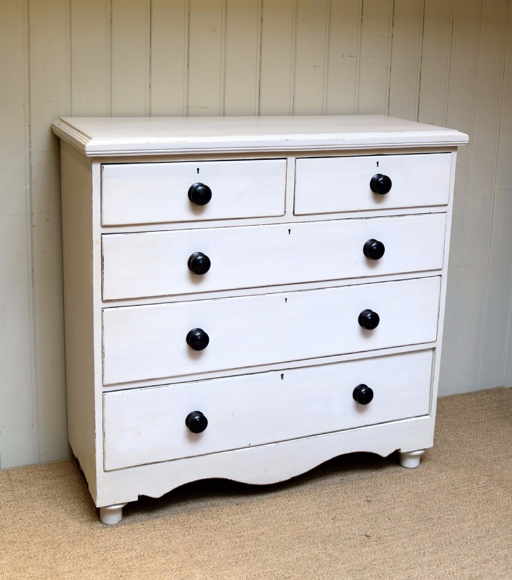 Edwardian Painted Chest Of Drawers