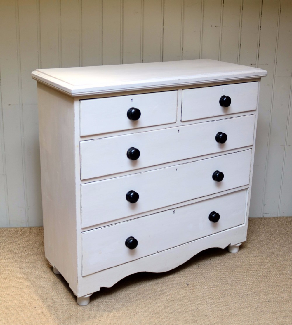 Edwardian Painted Chest Of Drawers View IV
