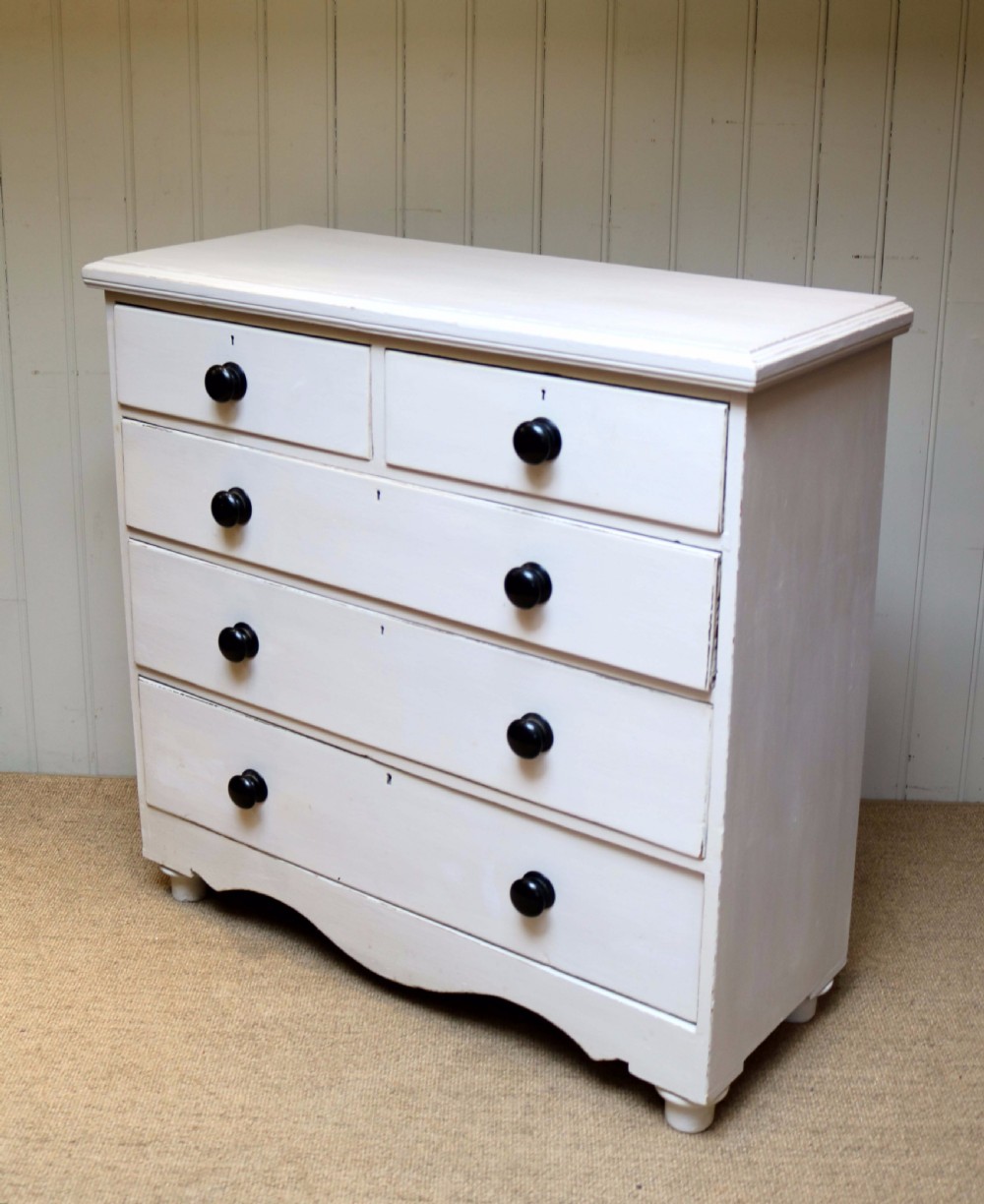 Edwardian Painted Chest Of Drawers View V