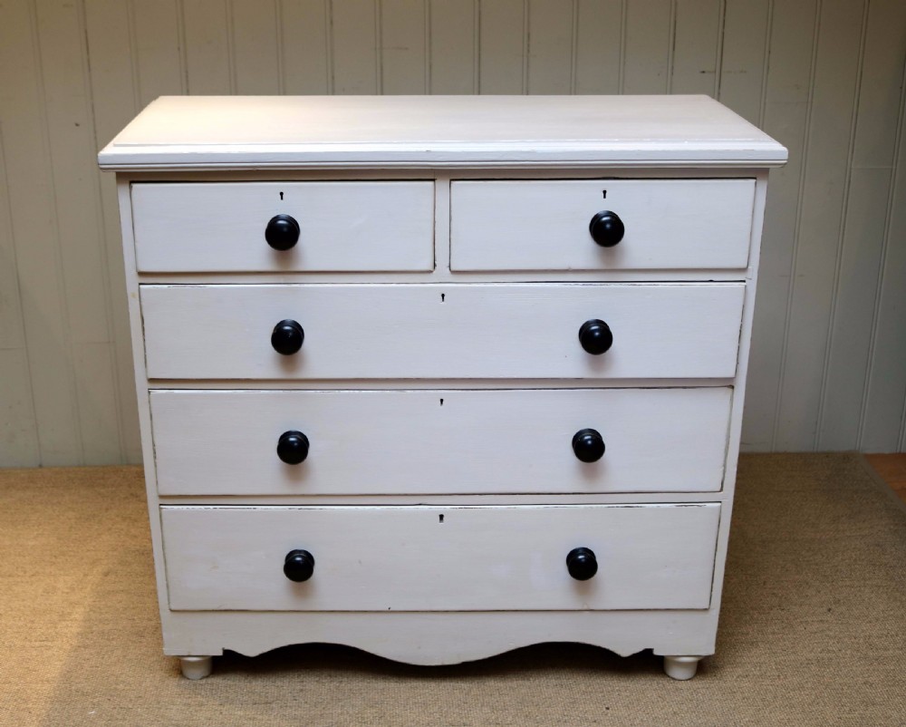 Edwardian Painted Chest Of Drawers View VI