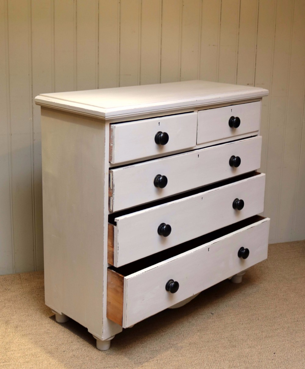 Edwardian Painted Chest Of Drawers View VIII