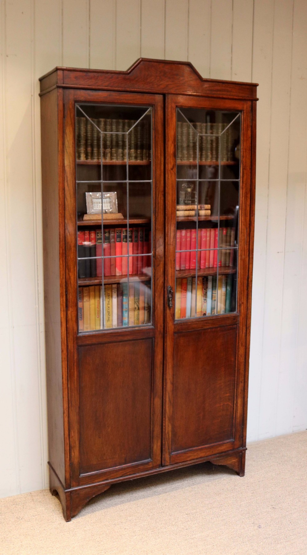 Oak Art Deco Cabinet Bookcase 