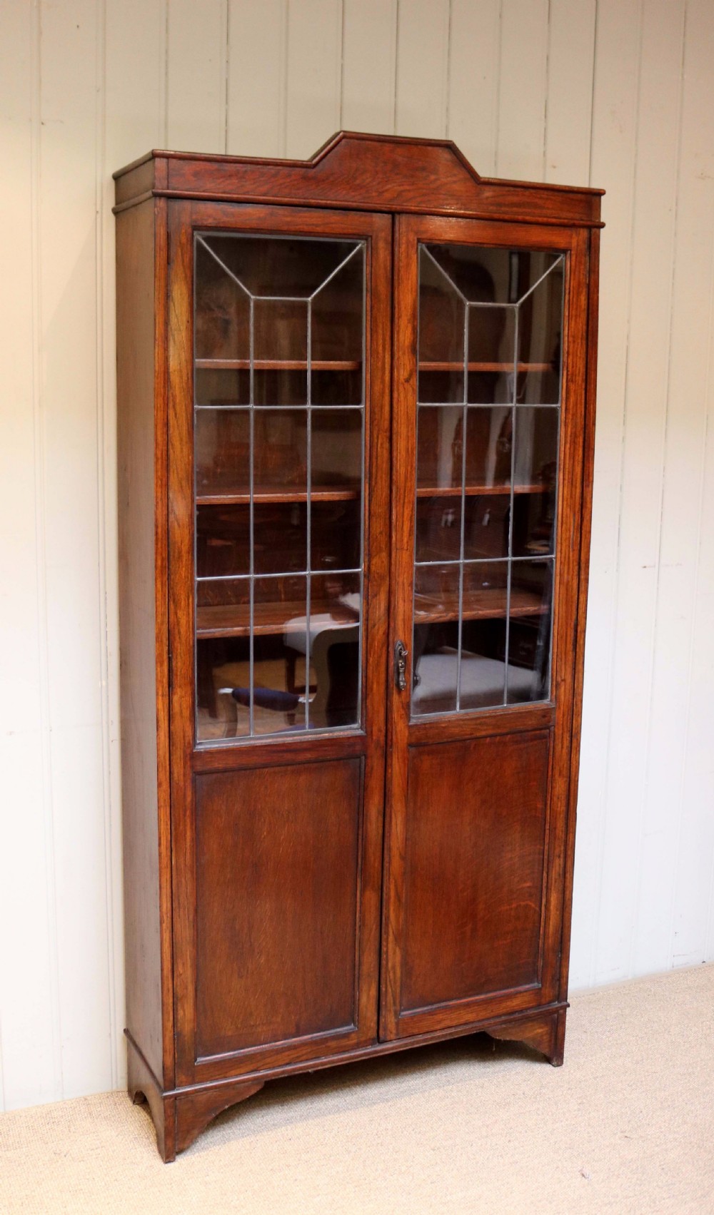 Oak Art Deco Cabinet Bookcase  View VIII