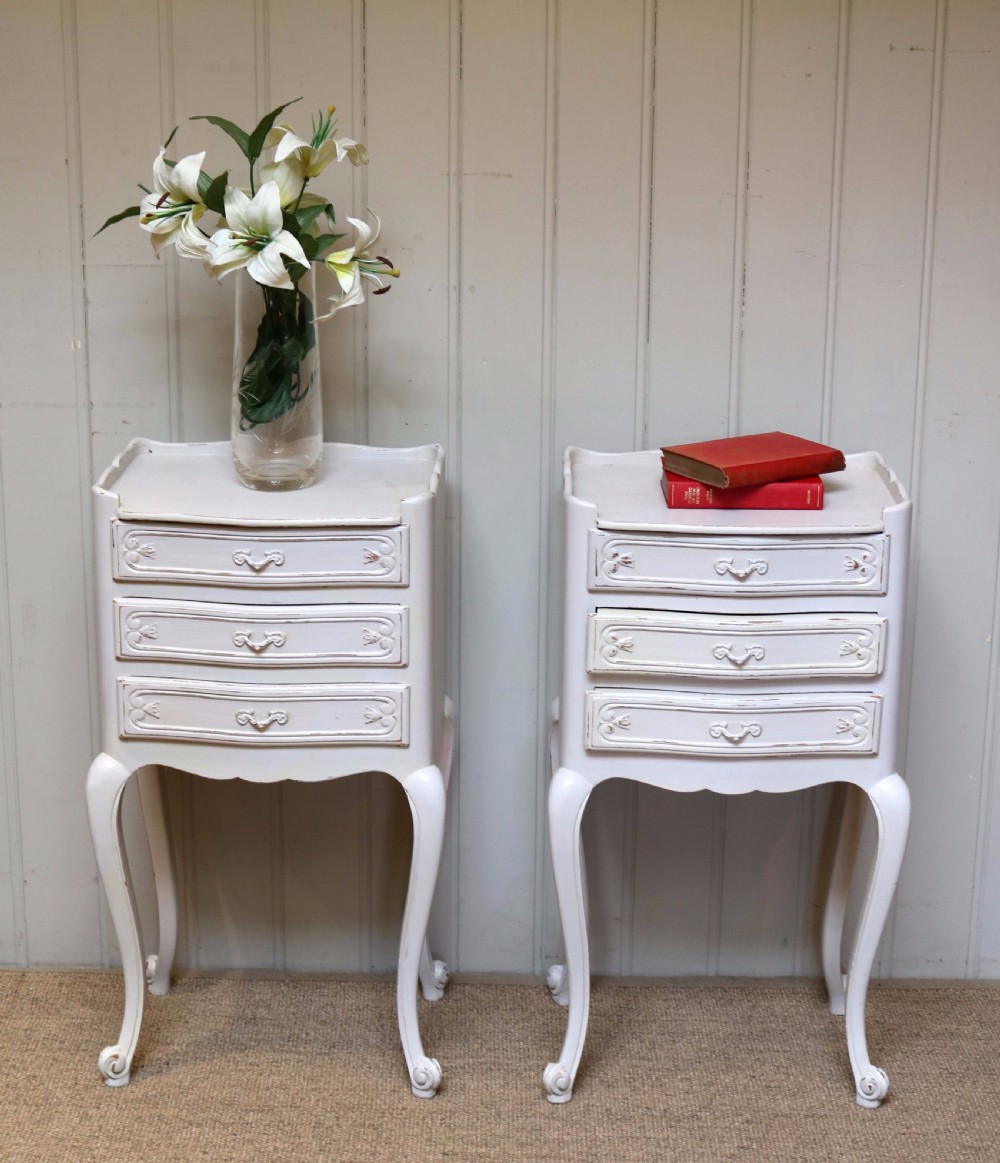 Pair Of Painted Bedside Cabinets
