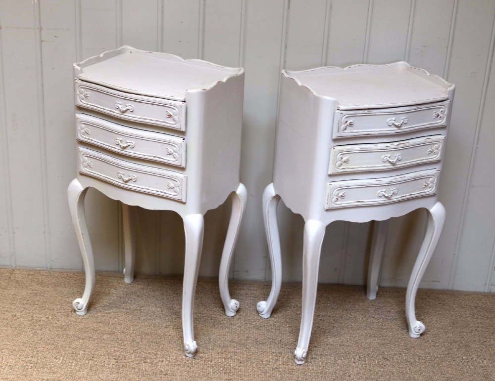 Pair Of Painted Bedside Cabinets View IV