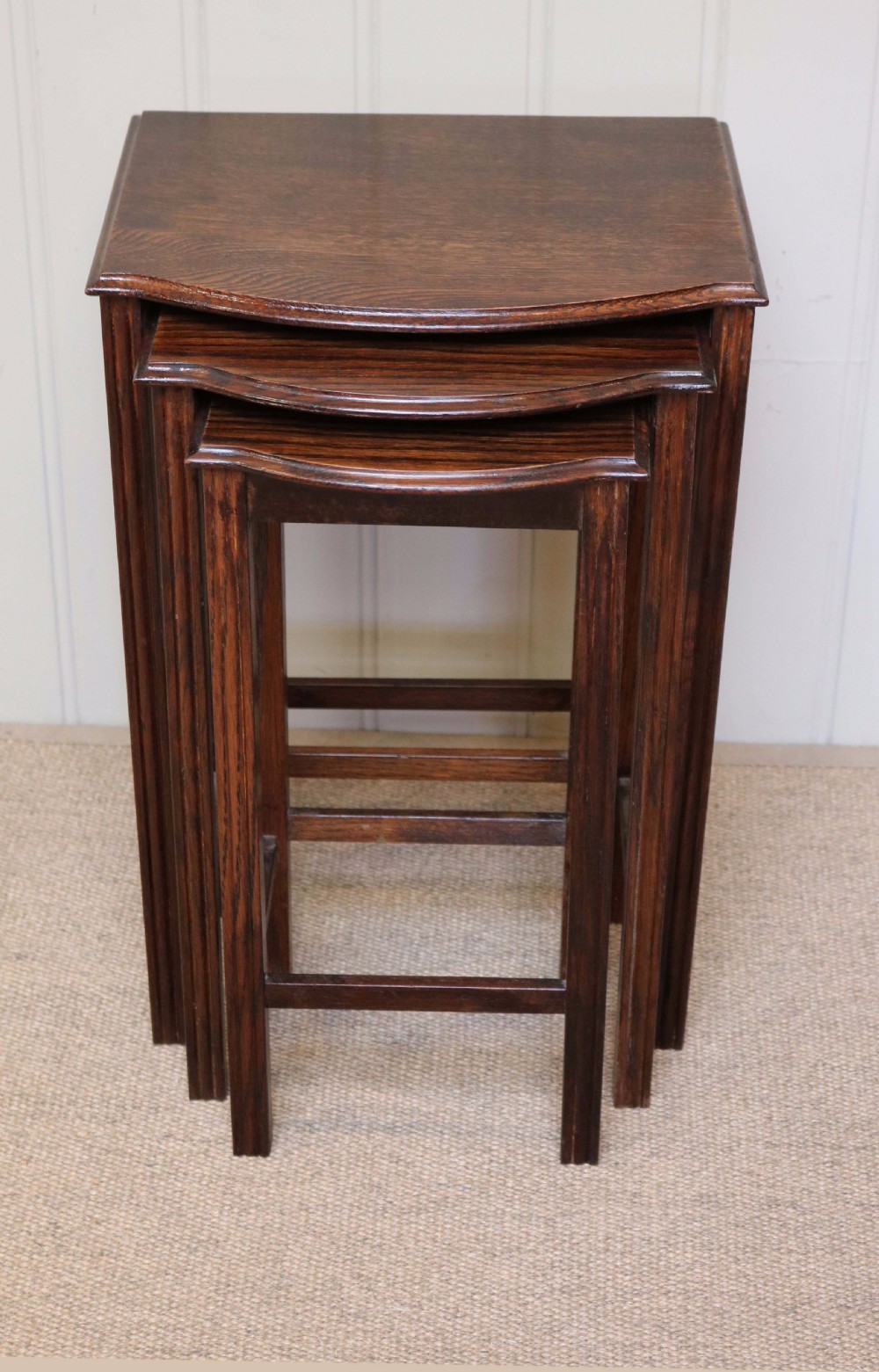 1920s Oak Nest Of Tables