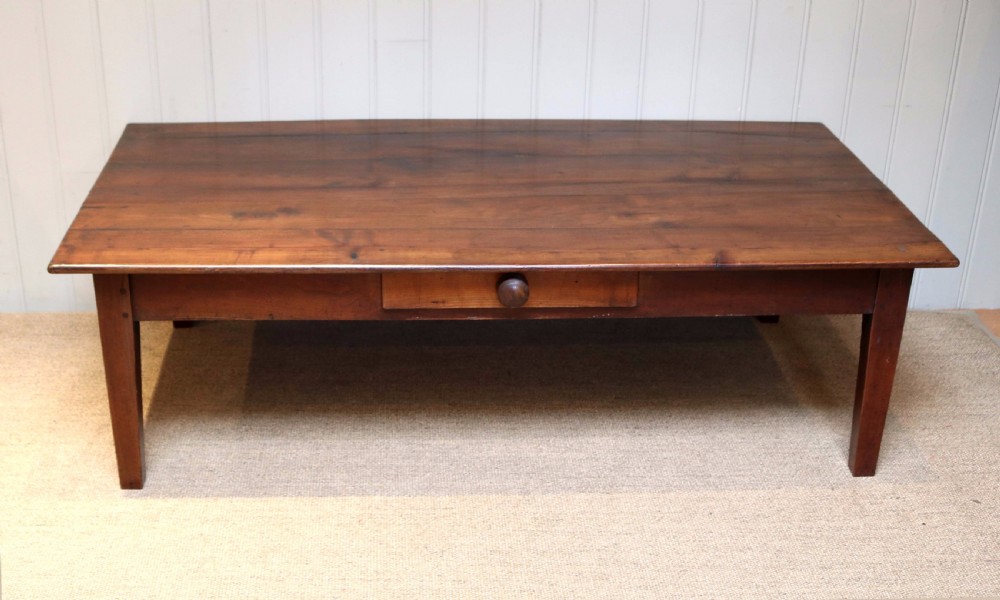 Low French Cherry Wood Table 