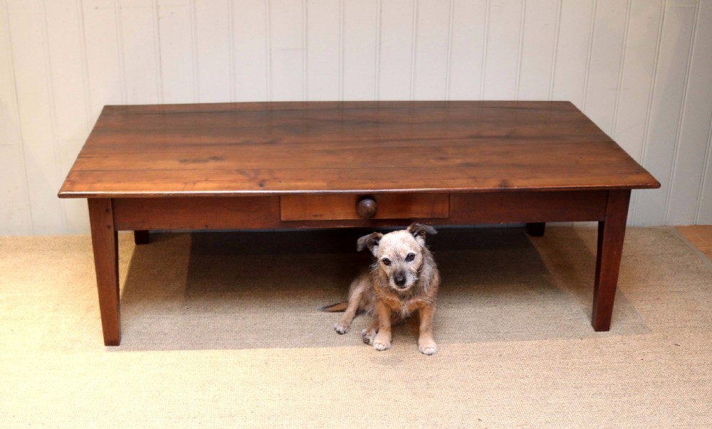 Low French Cherry Wood Table  View V