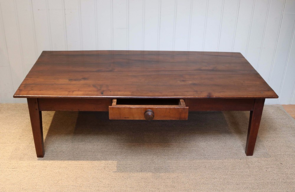 Low French Cherry Wood Table  View VI