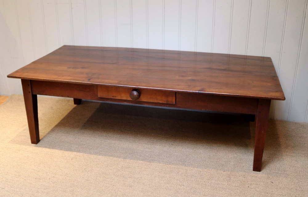 Low French Cherry Wood Table  View VIII