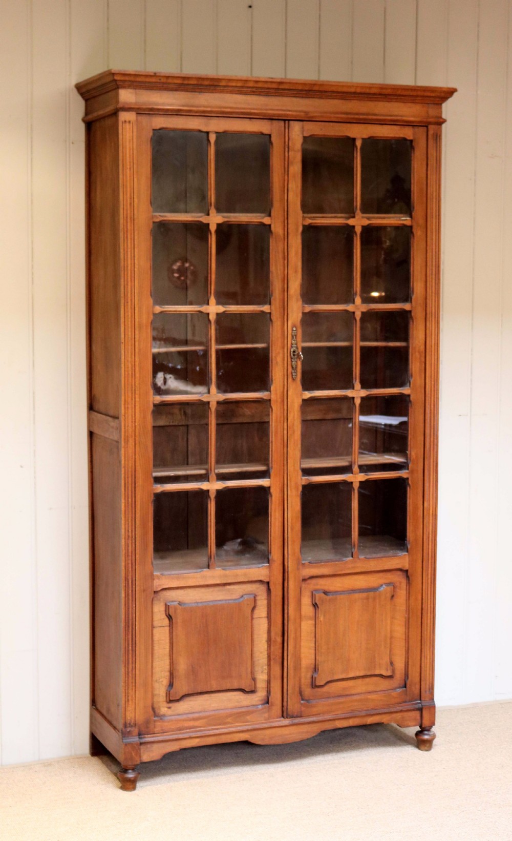 Tall Beechwood Cabinet Bookcase View VIII