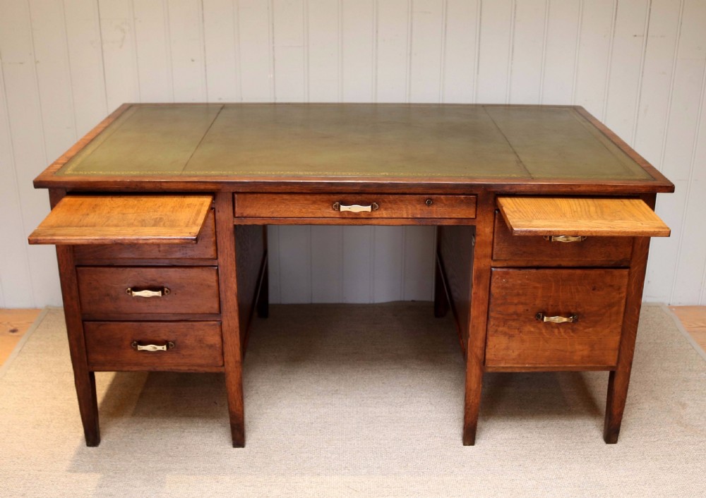 Large Oak Desk  View III
