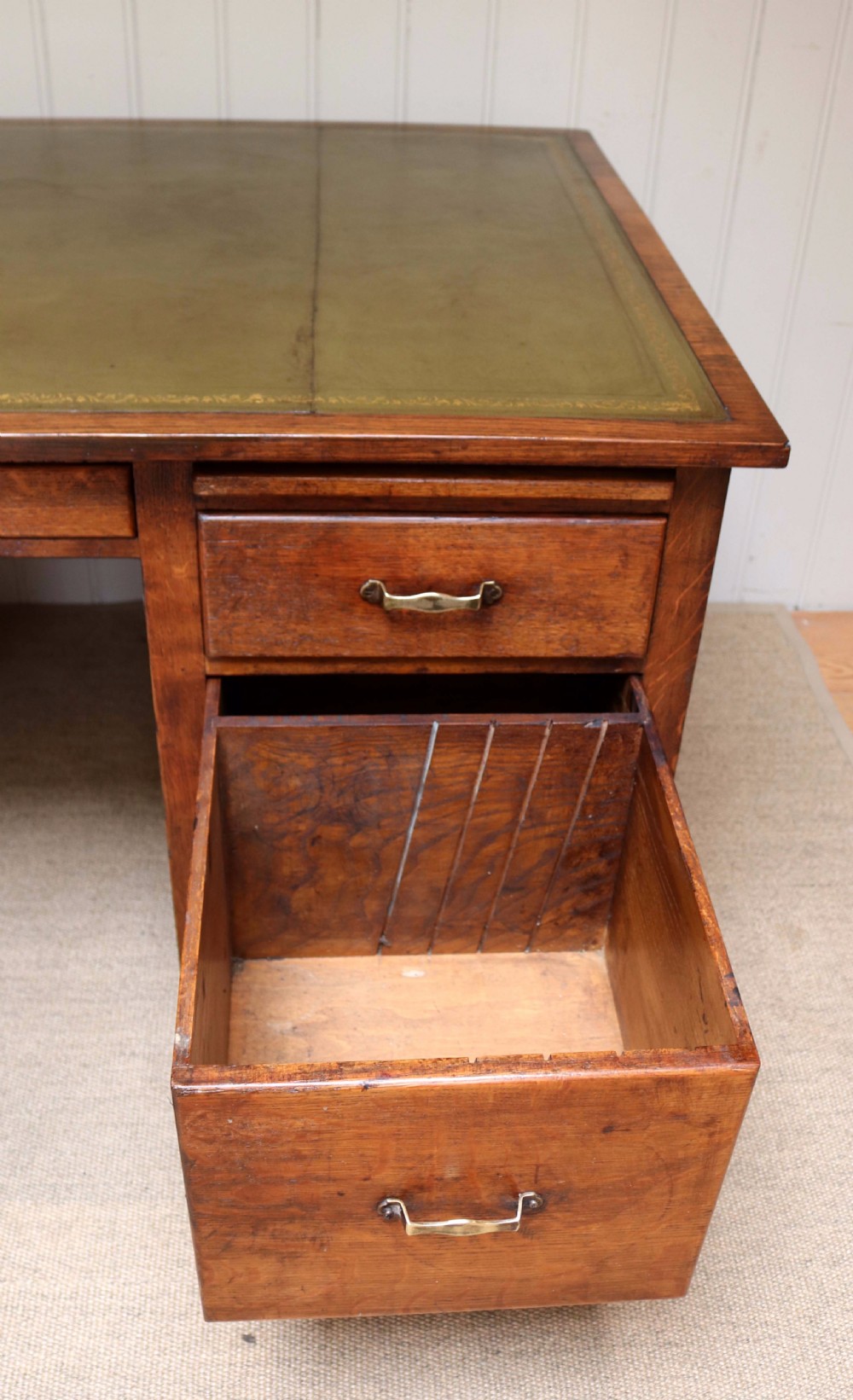 Large Oak Desk  View IV