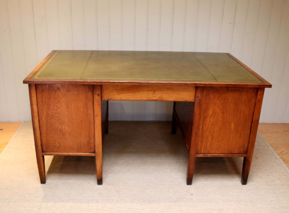 Large Oak Desk  View IX