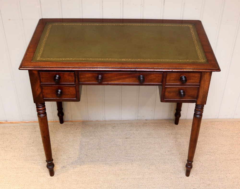 Mid 19th Century Mahogany Desk View IV