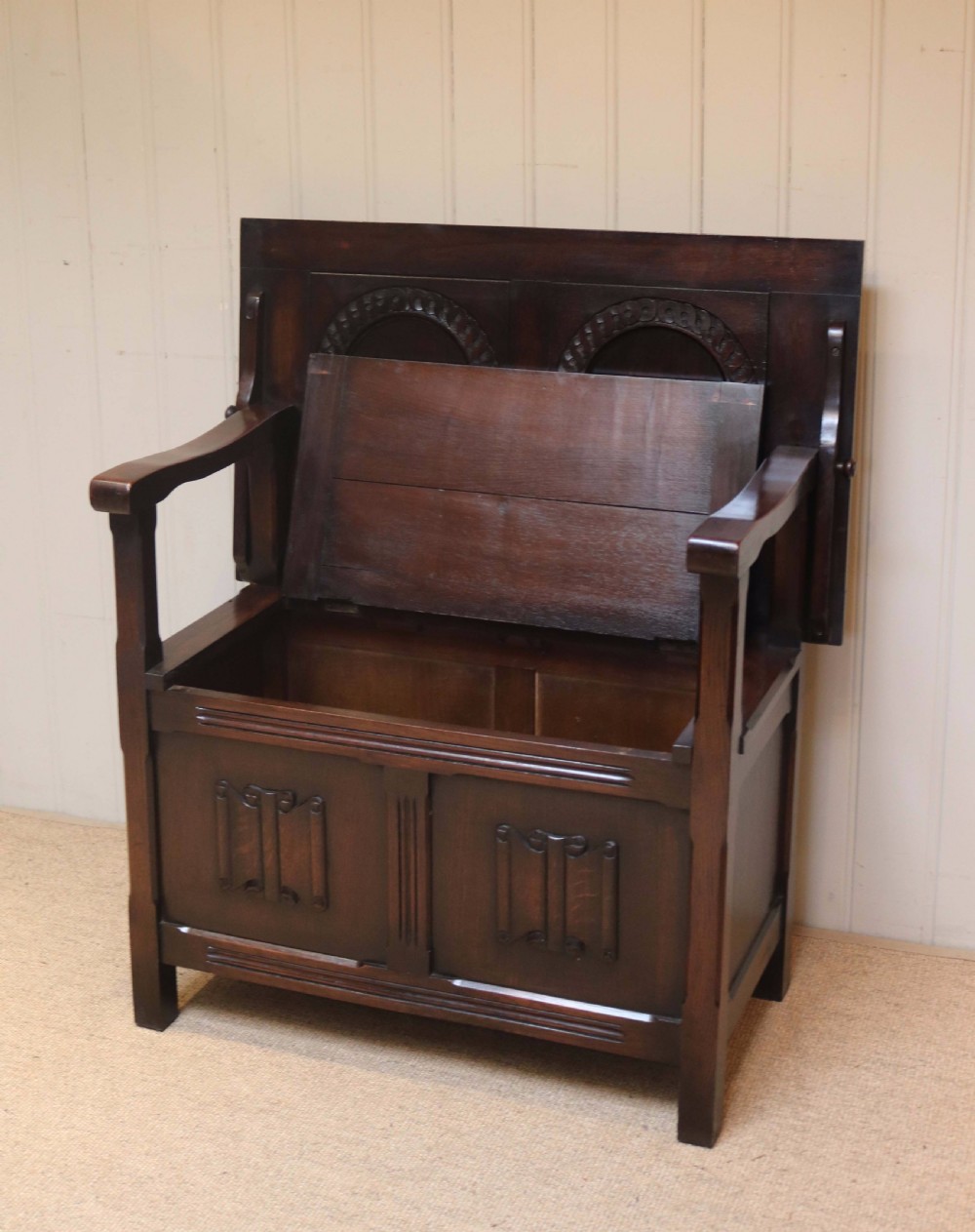 Oak Monks Bench View V