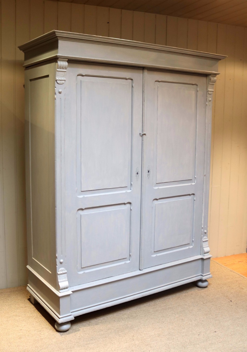 Large Painted Two Door Wardrobe View VII