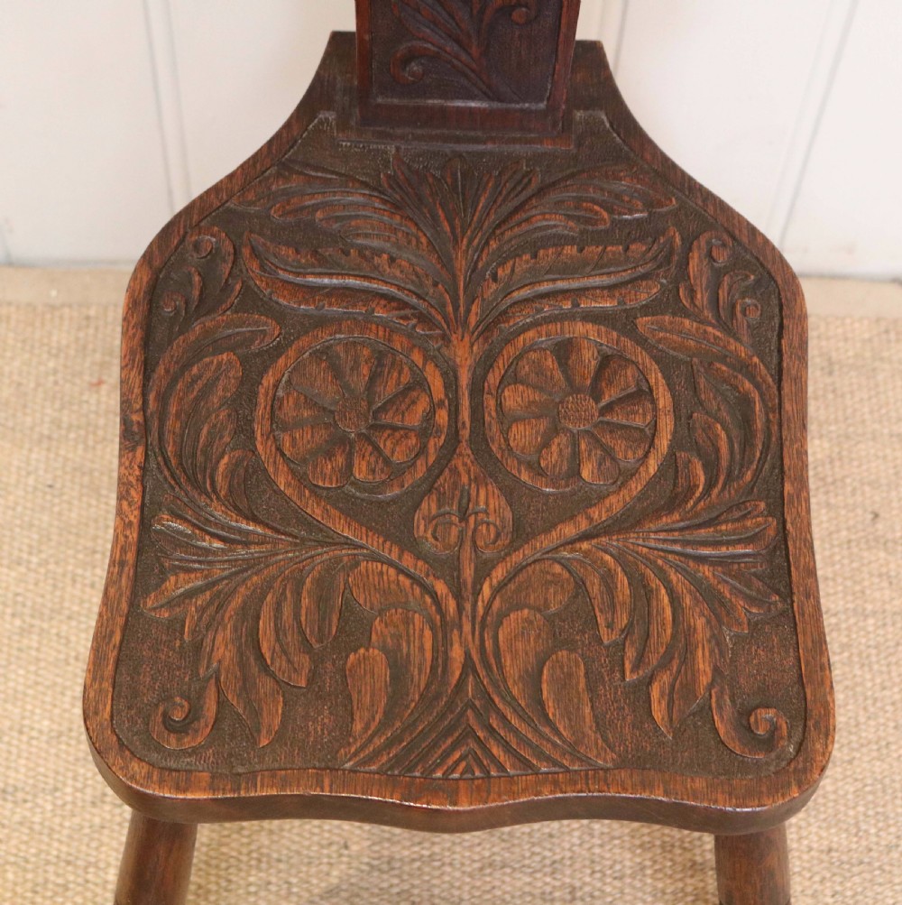 Welsh Oak Spinning Chair View III