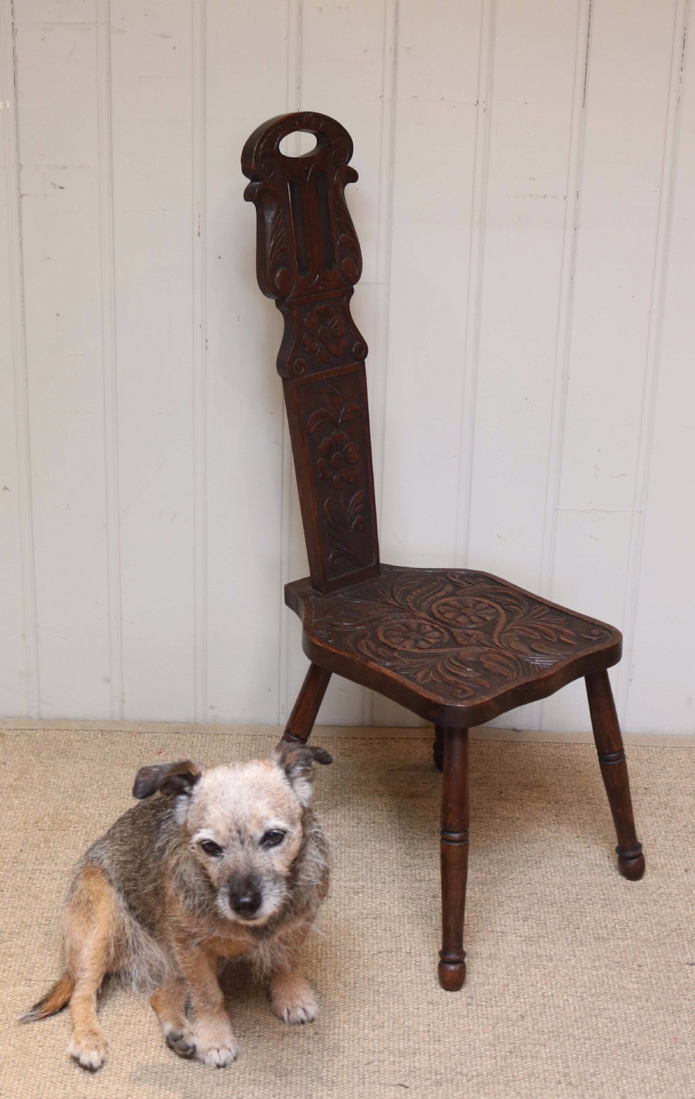 Welsh Oak Spinning Chair View VI