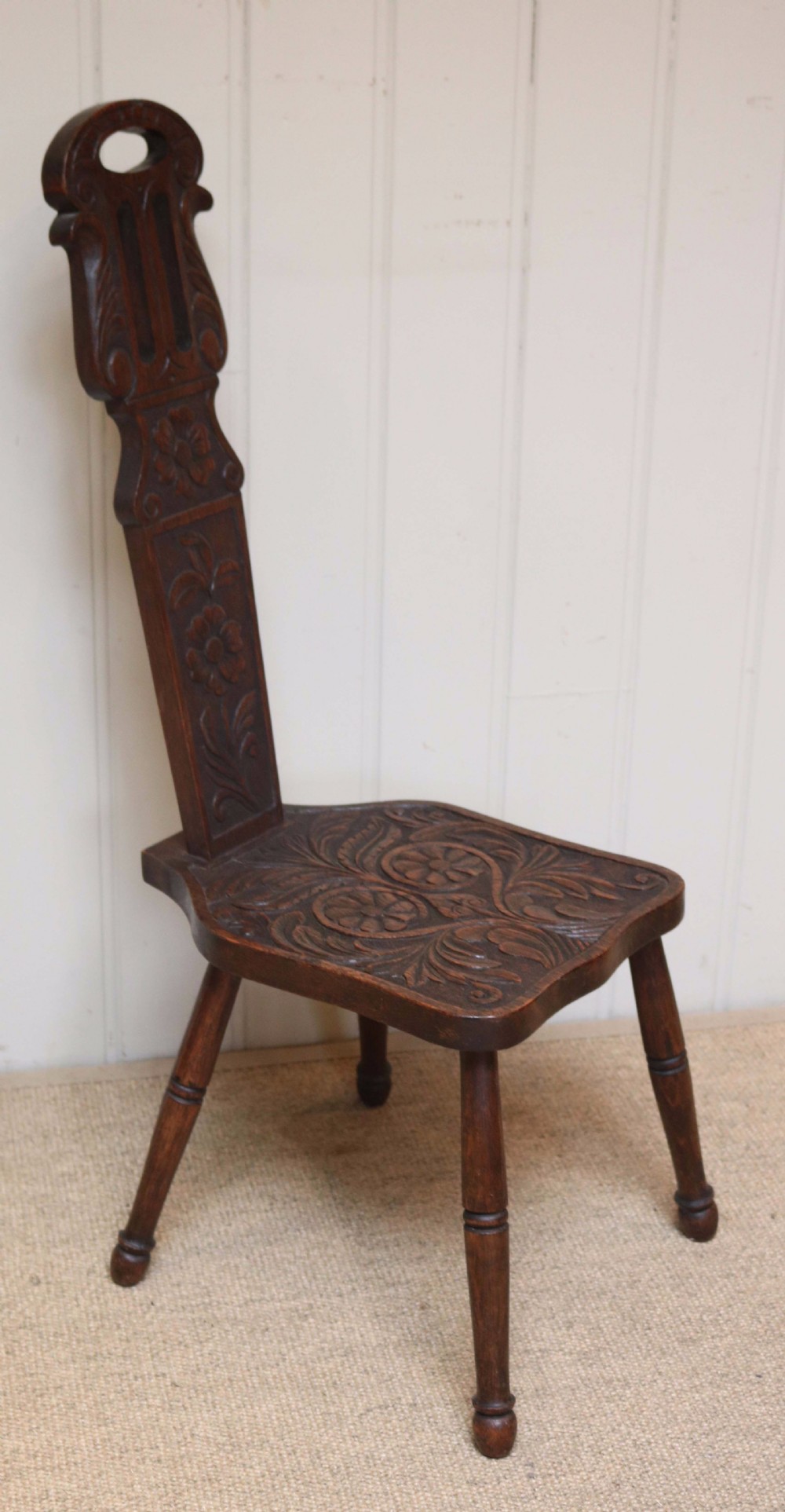 Welsh Oak Spinning Chair View VII