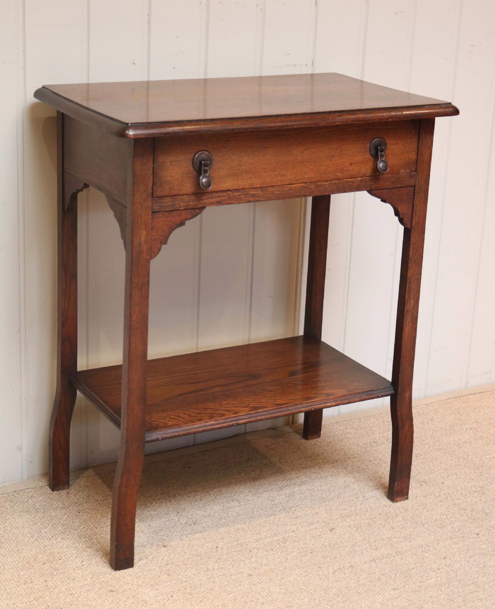 Low Oak Side Table  View II