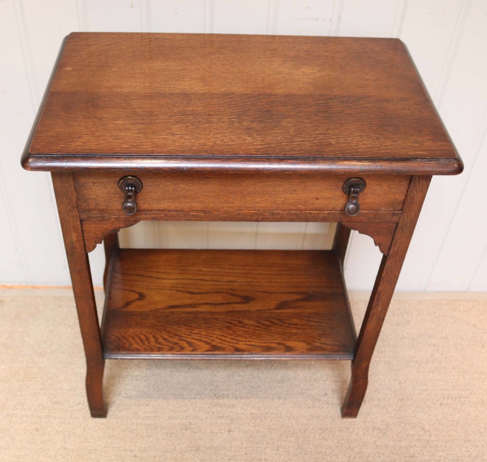 Low Oak Side Table  View VI